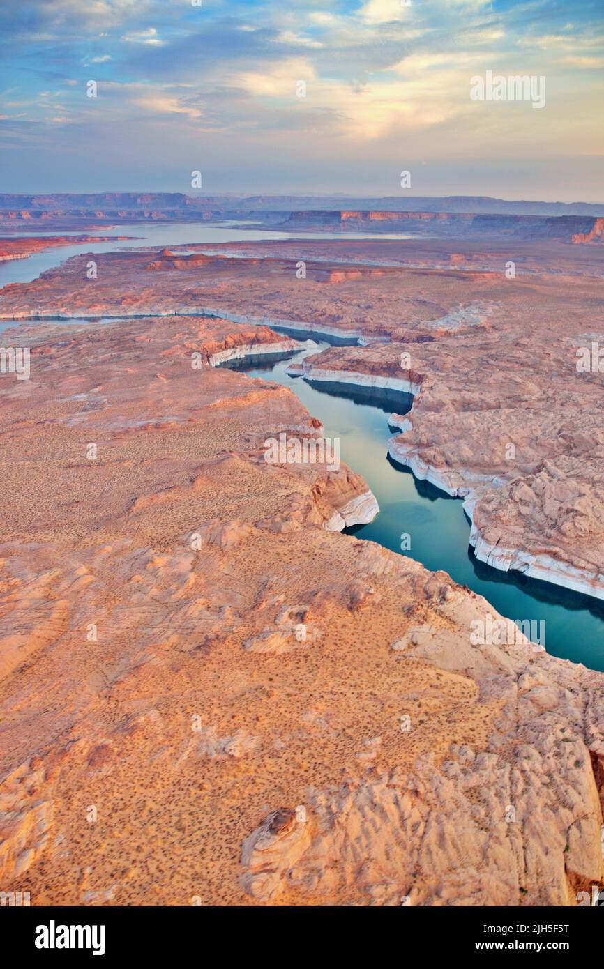 aerial view of Lake Powell Stock Photo - Alamy