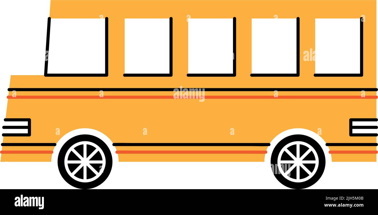 school bus mean transport icon Stock Vector Image & Art Alamy