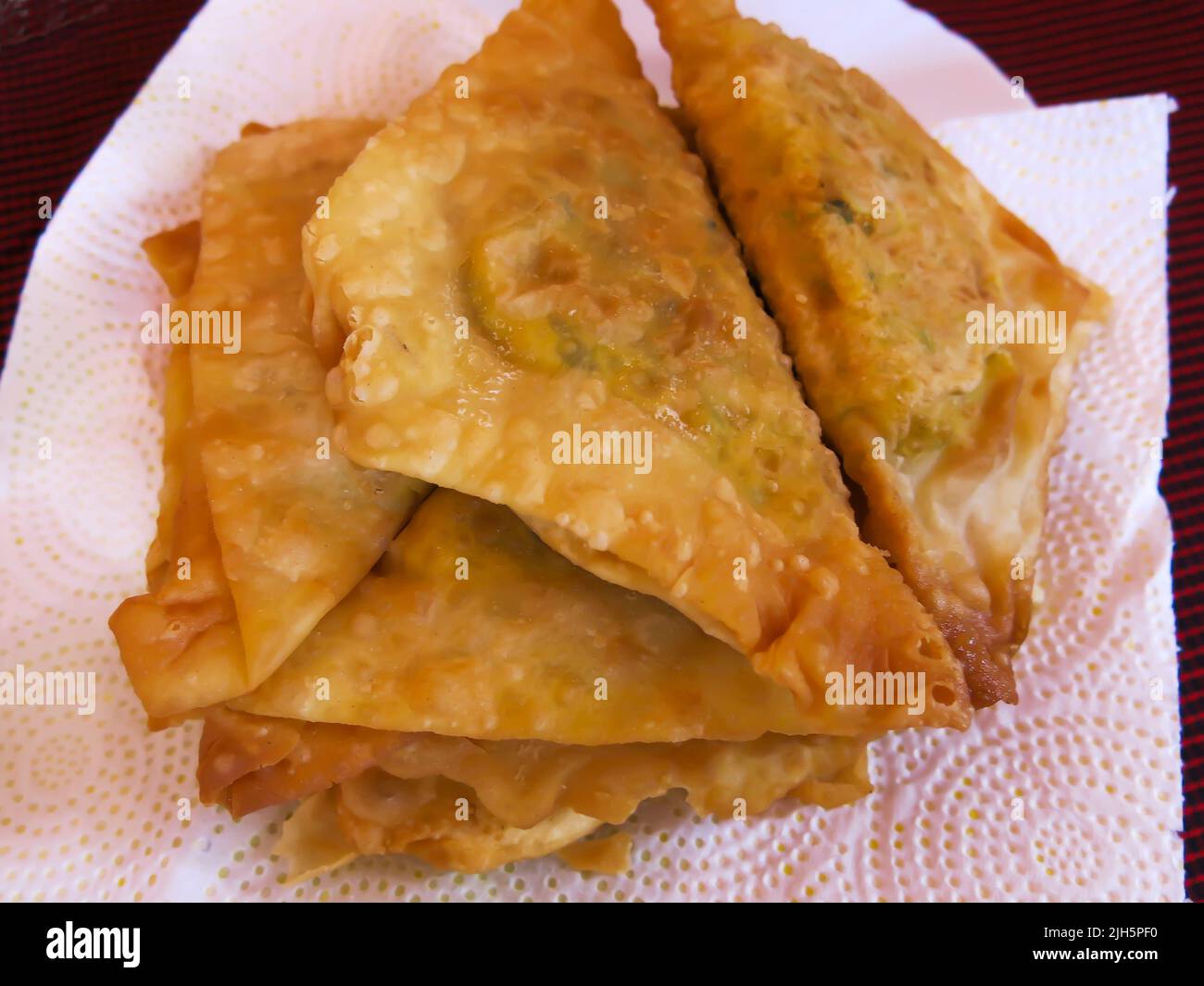 Brik - Traditional Food of Tunisia Stock Photo