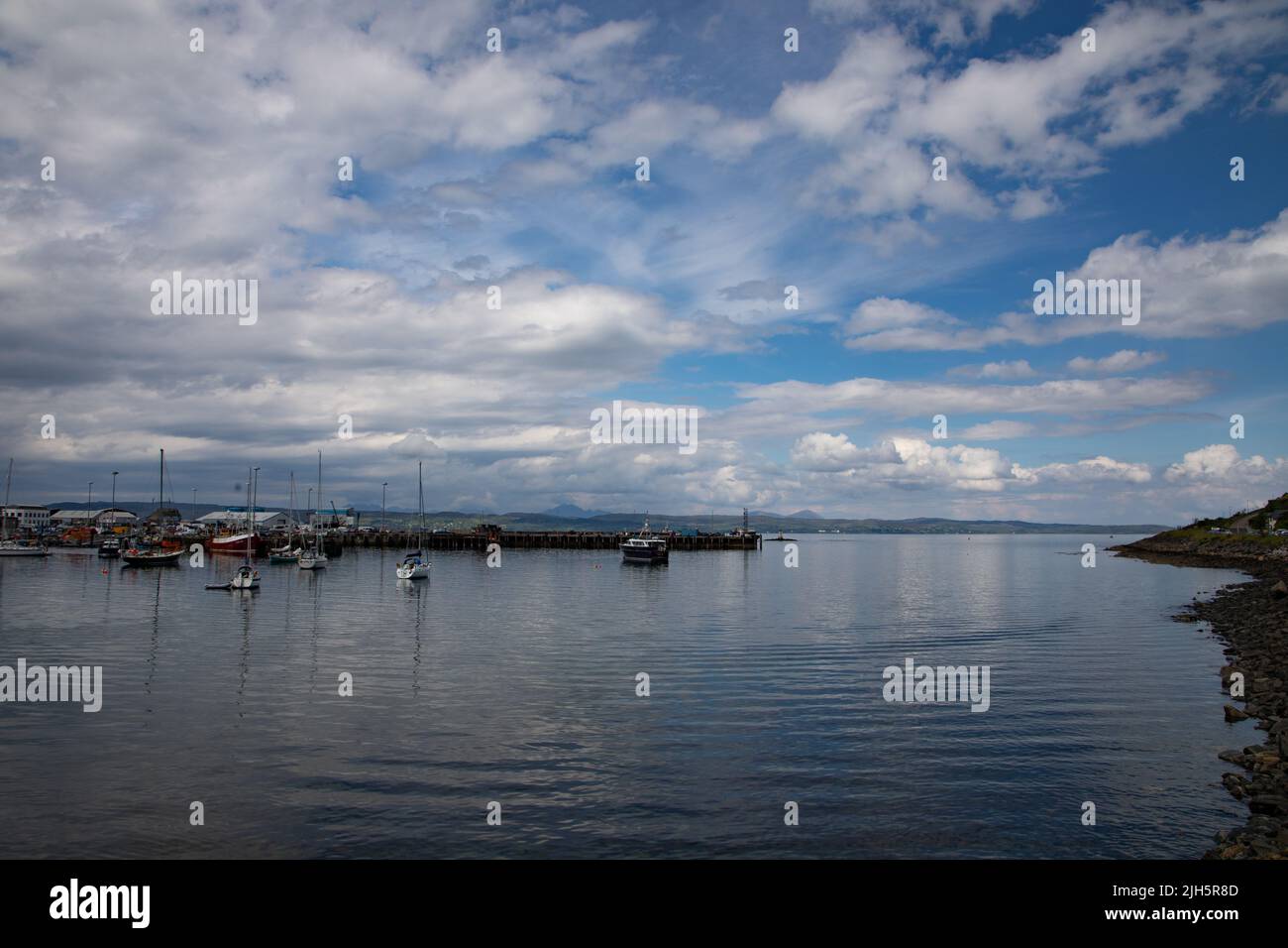Mallaig (Malaig) Harbour, Scotland Stock Photo