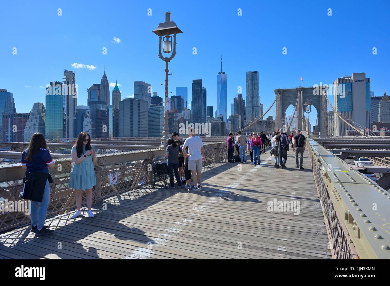 Statue john roebling suspension bridge hi-res stock photography and ...