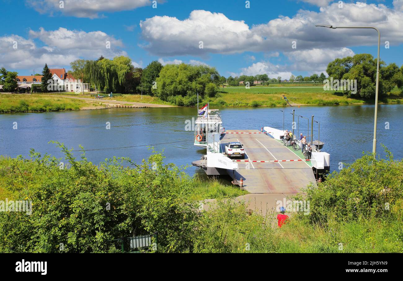 Venlo (Steyl), Netherlands - July 9. 2022: Beautiful rural river Maas ...