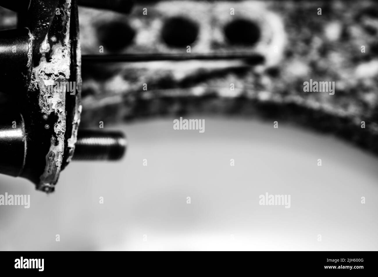 Replacing a bathroom sink faucet with a new assembly Stock Photo Alamy