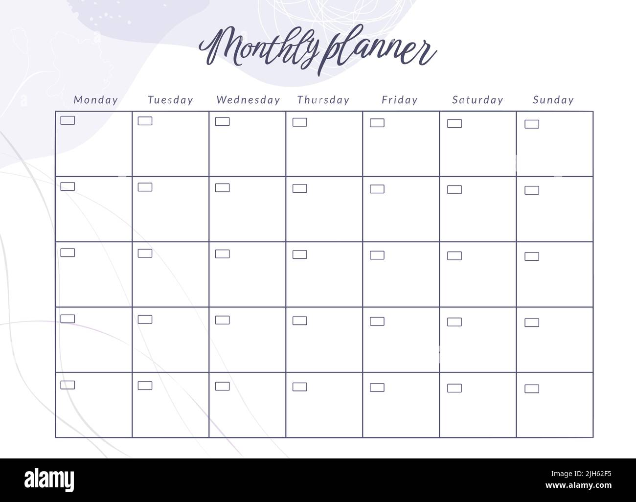 simple-printable-weekly-planner-template-in-vector-with-daily-sheets-schedul-week-calendar-in-minimalistic-style-stock-vector-image-art-alamy