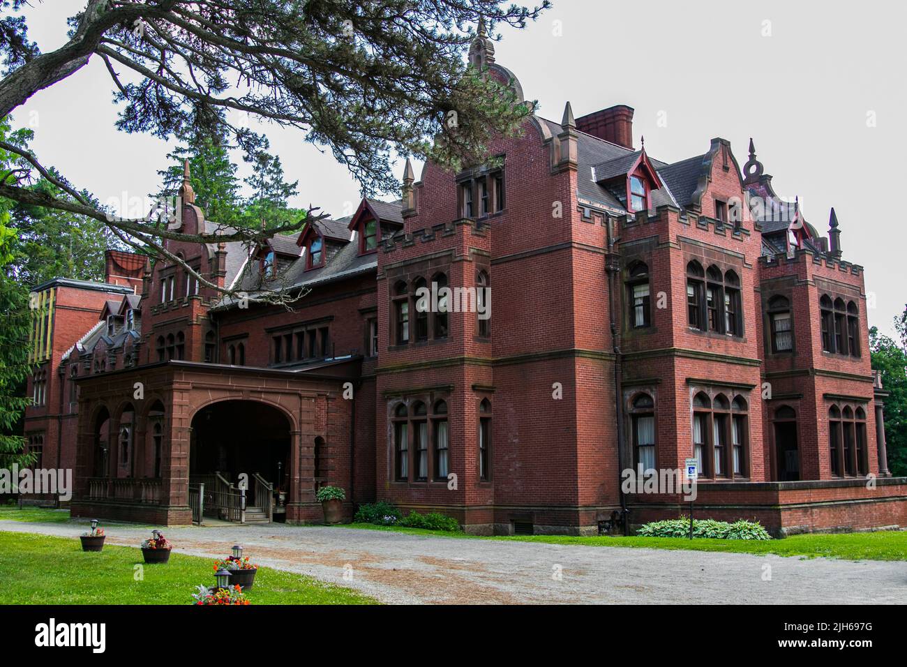 USA, Massachusetts, Lenox, Ventfort Hall Mansion and Gilded Age Museum, Walker St, Lenox