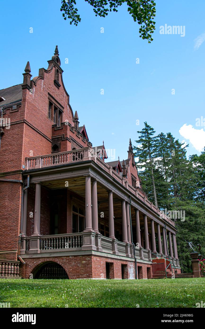 USA, Massachusetts, Lenox, Ventfort Hall Mansion and Gilded Age Museum, Walker St, Lenox