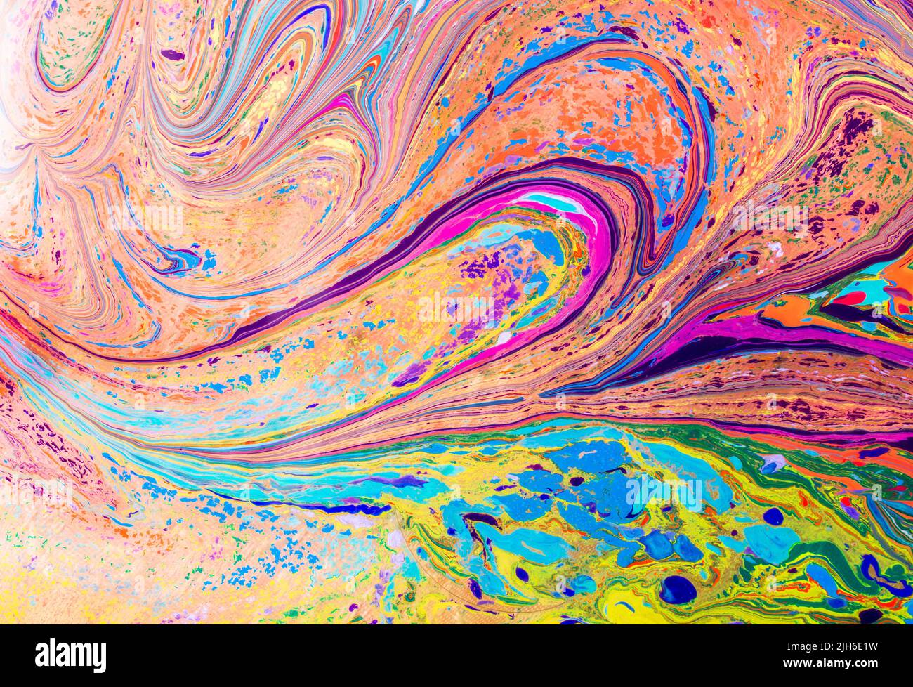 Traditional marbling artwork patterns as colorful abstract background ...