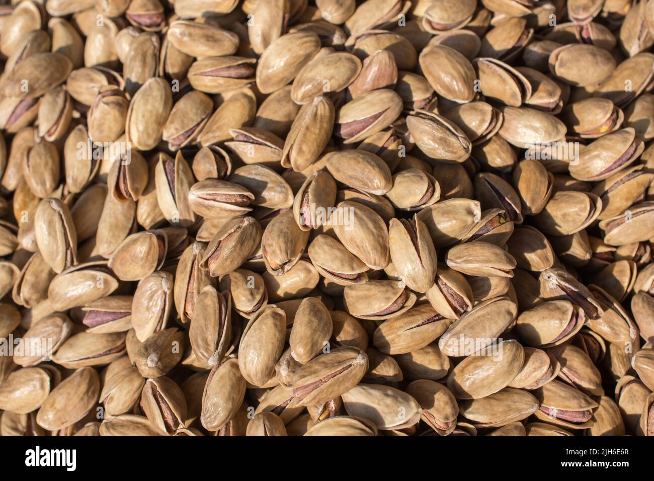 Pistachio nuts with shell ready to eat Stock Photo Alamy