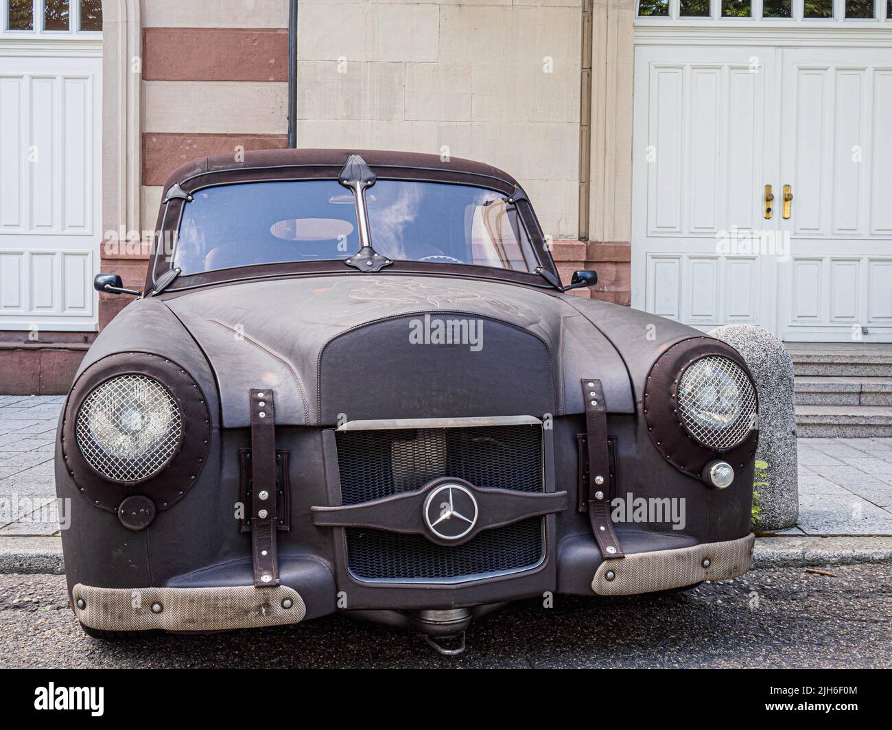 Mercedes-Benz, Lederverkelidet, Oldtimermeeting, spa garden, Baden