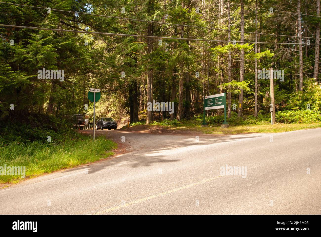 to Prior Centennial Campground, North Pender Island, British