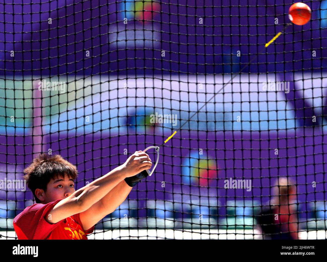 Eugene, USA. 15th July, 2022. Zhao Jie of China competes during the