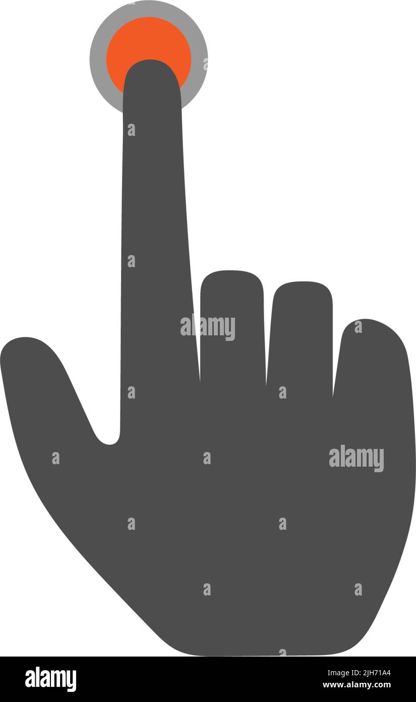 this is a hand icon vector illustration logo design element Stock ...
