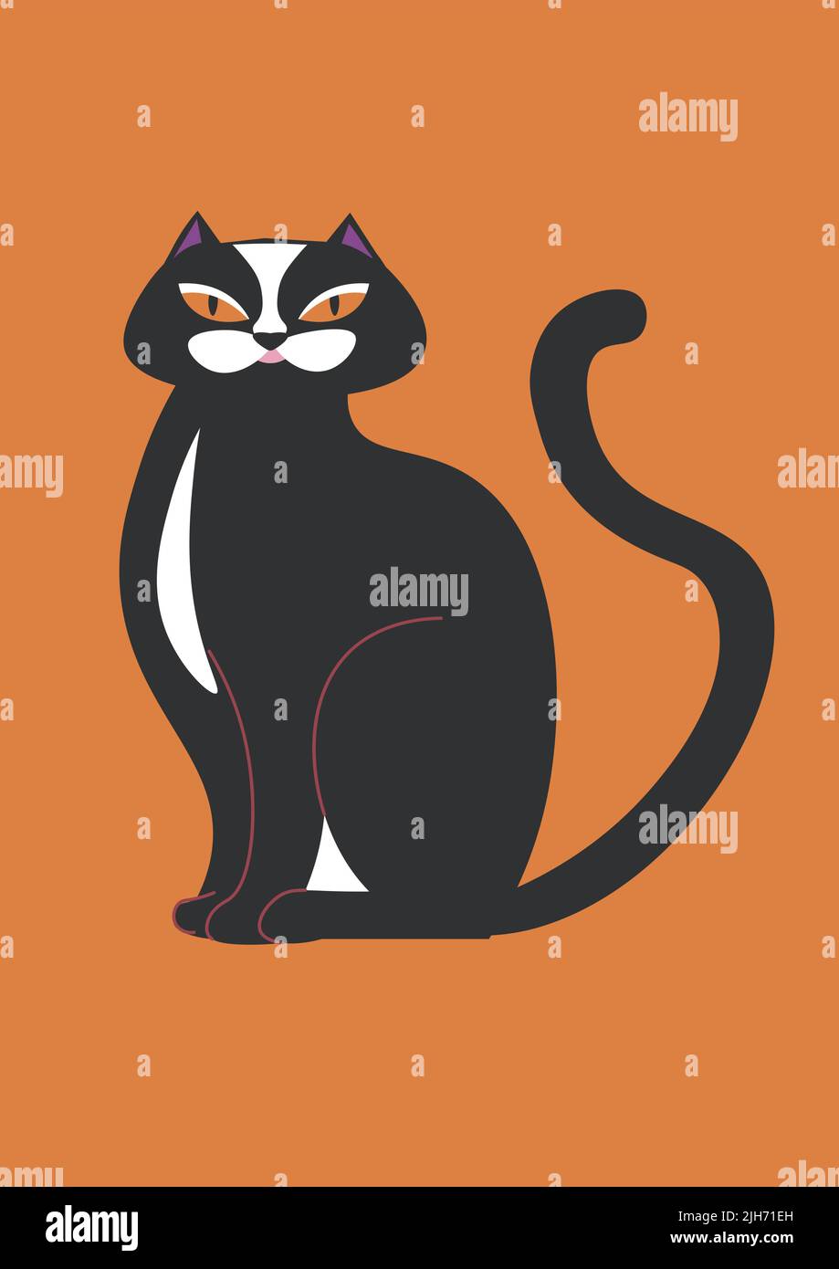 Staring cat Stock Vector Images Alamy