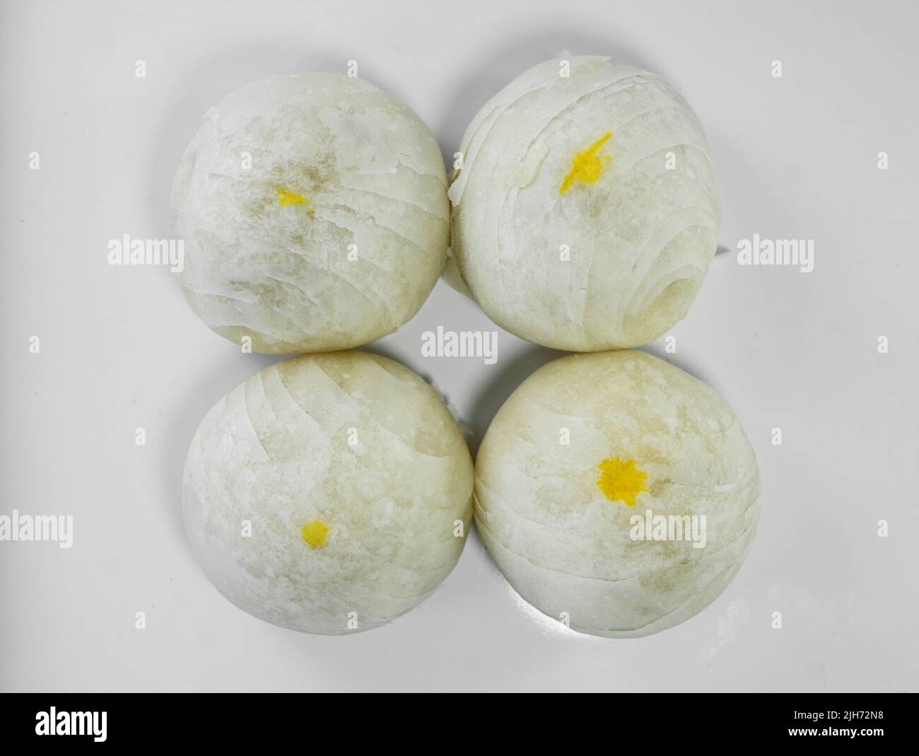Traditional Chinese pastry, mooncake with salted egg yolk Stock Photo ...