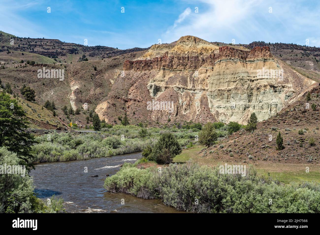 John day river oregon cathedral rock hires stock photography and