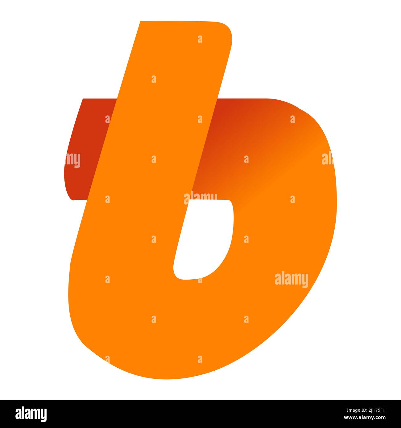 Bithumb cryptocurrency stock market logo isolated on white background ...