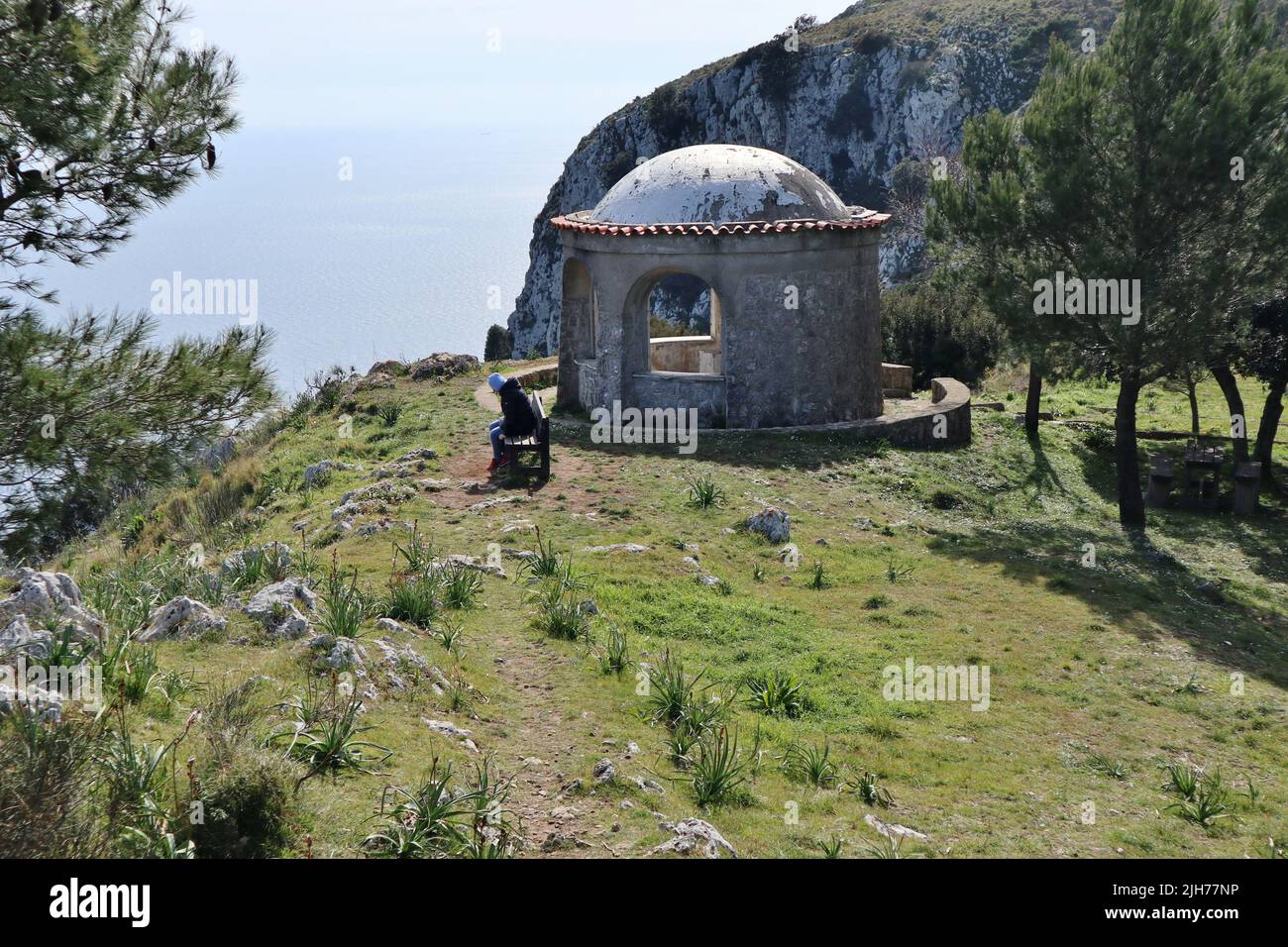 Anacapri - Osservatorio Solare di Cetrella Stock Photo