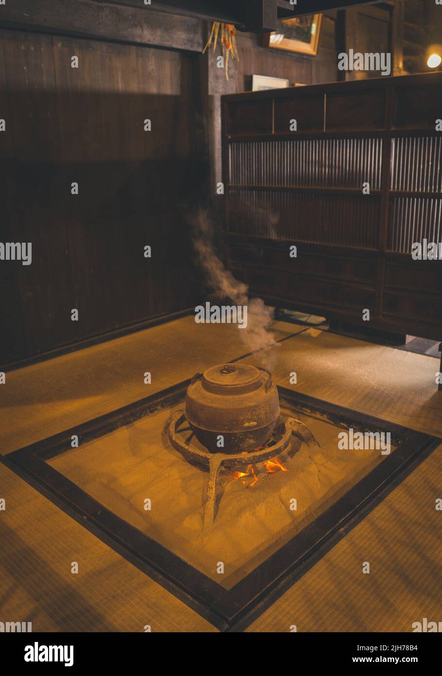 Image of the interior of japanese traditional house Stock Photo - Alamy