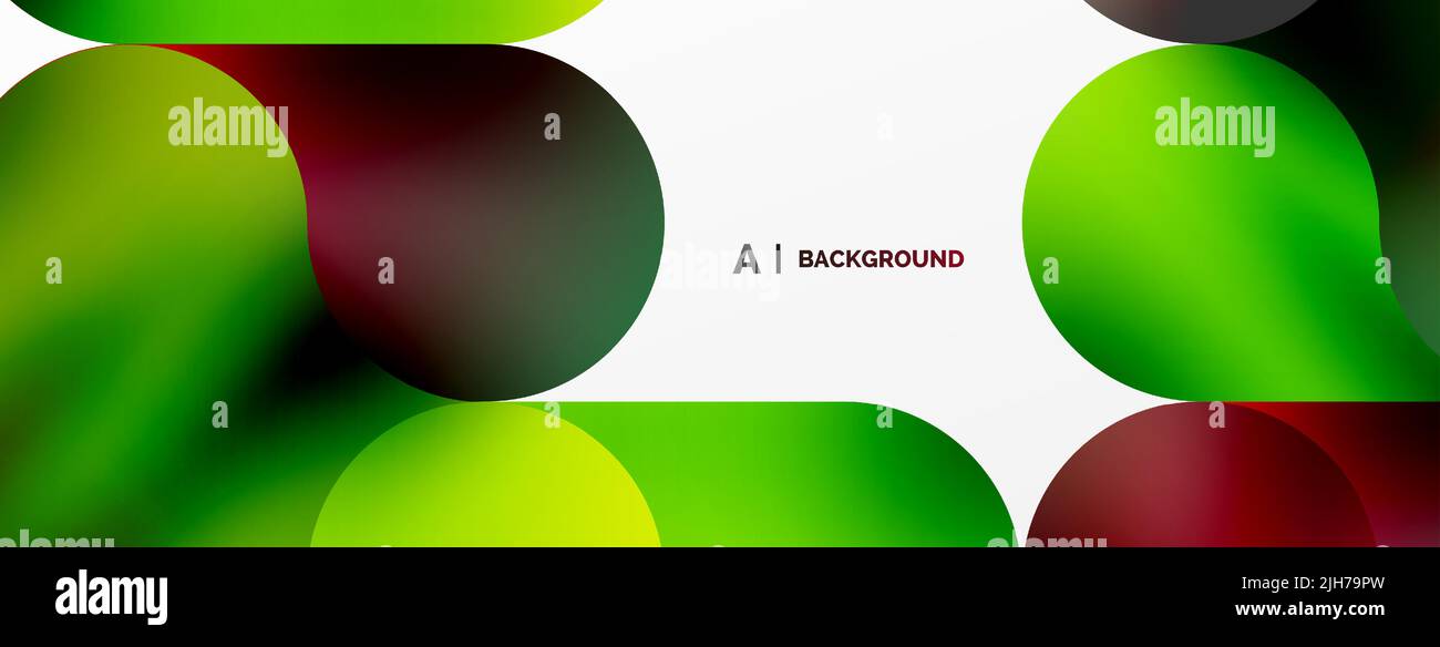 Round shapes and circle geometric abstract background. Vector ...