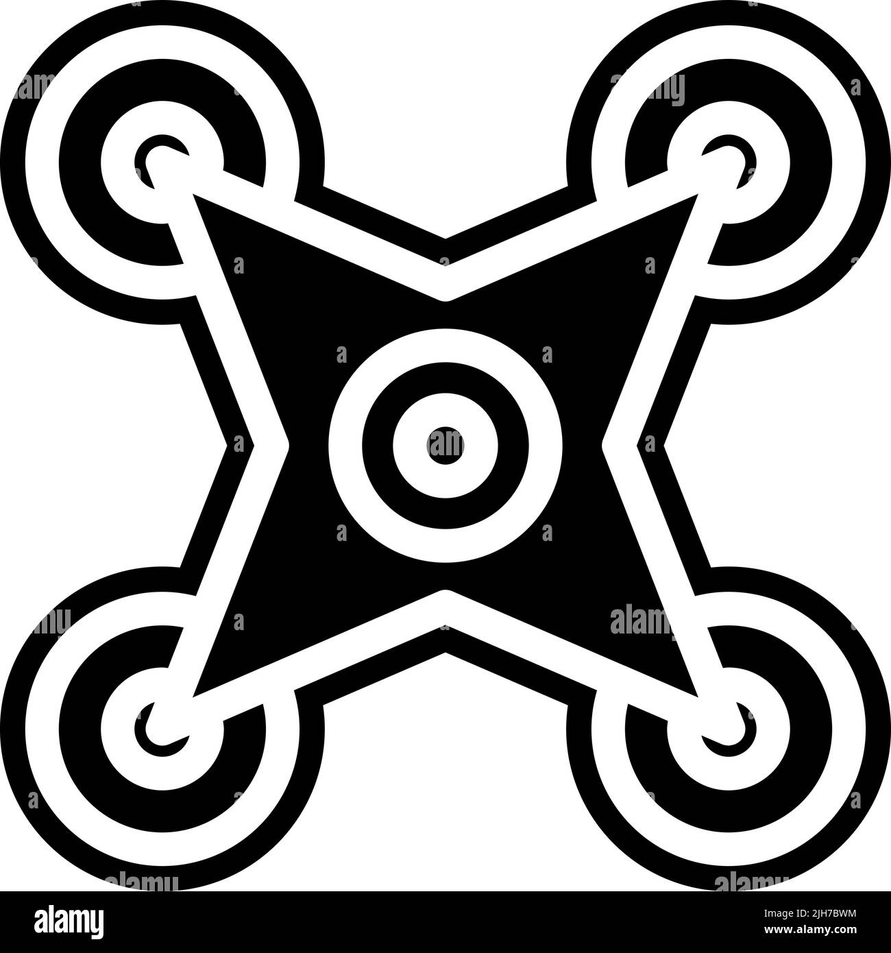 Artificial intelligence quadcopter icon Stock Vector Image & Art - Alamy