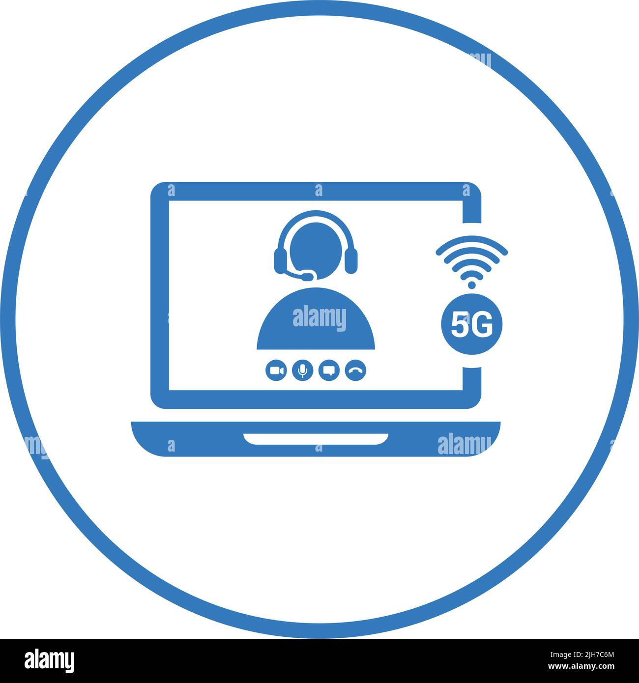 Video calling Stock Vector Images - Alamy