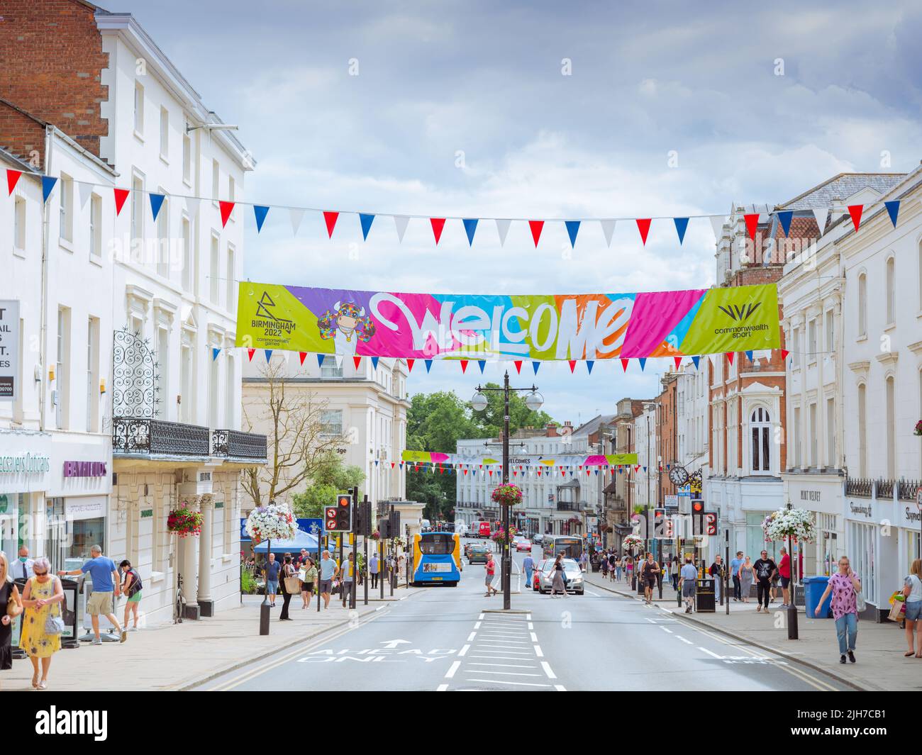 The Parade, Royal Leamington Spa, Warwickshire, UK Stock Photo Alamy