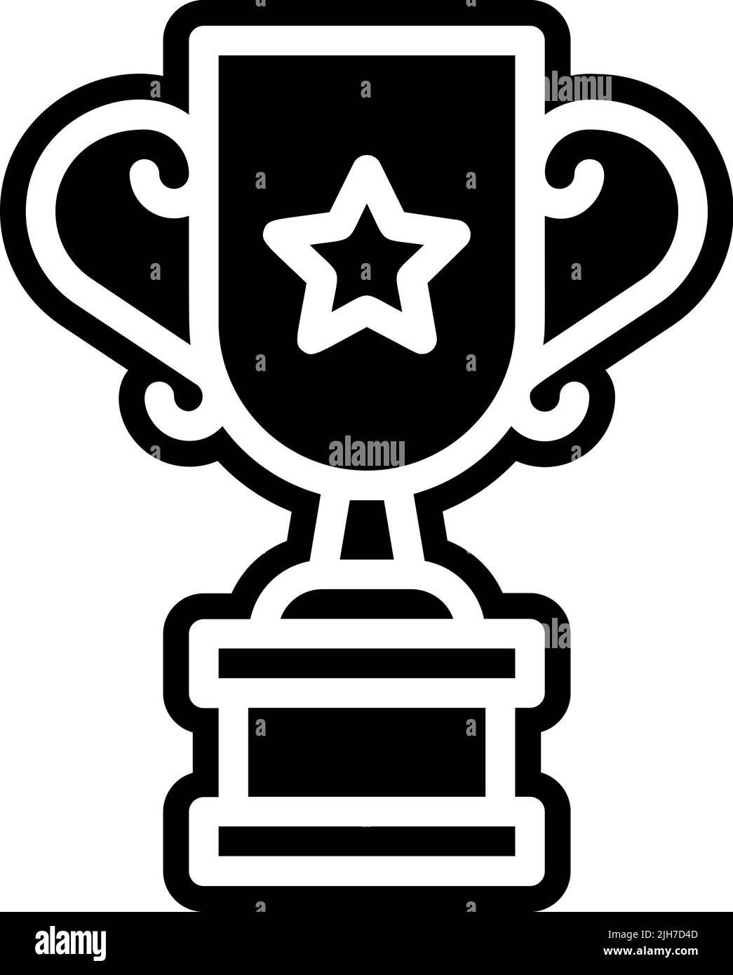 Back to school trophy icon Stock Vector
