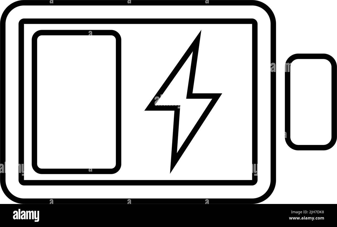 Battery cell module Stock Vector Images - Alamy