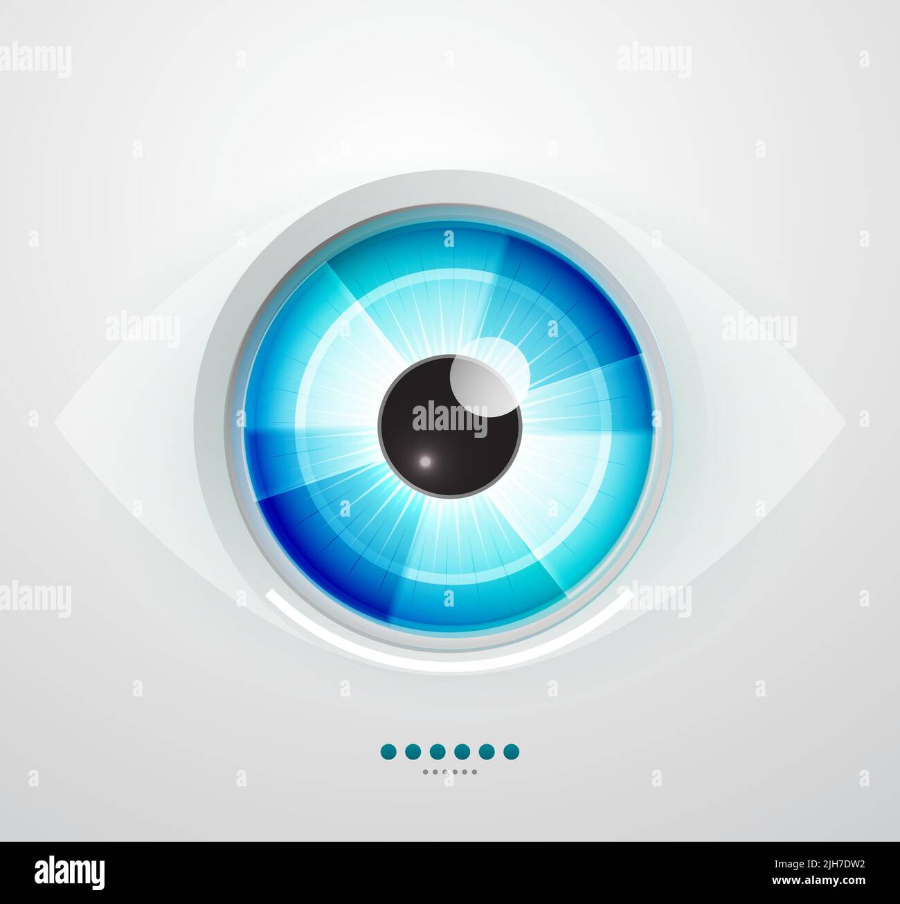 Vector color eye design. Hi-tech concept Stock Vector Image & Art - Alamy