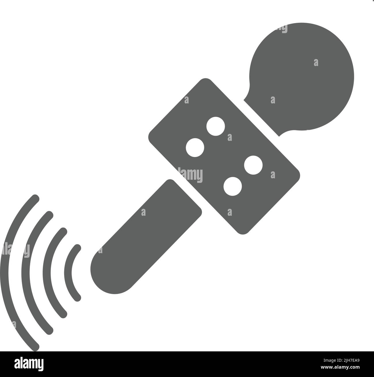 Chromecast, device, stick icon is isolated on white background. Use for graphic and web design or commercial purposes. Vector EPS file. Stock Vector