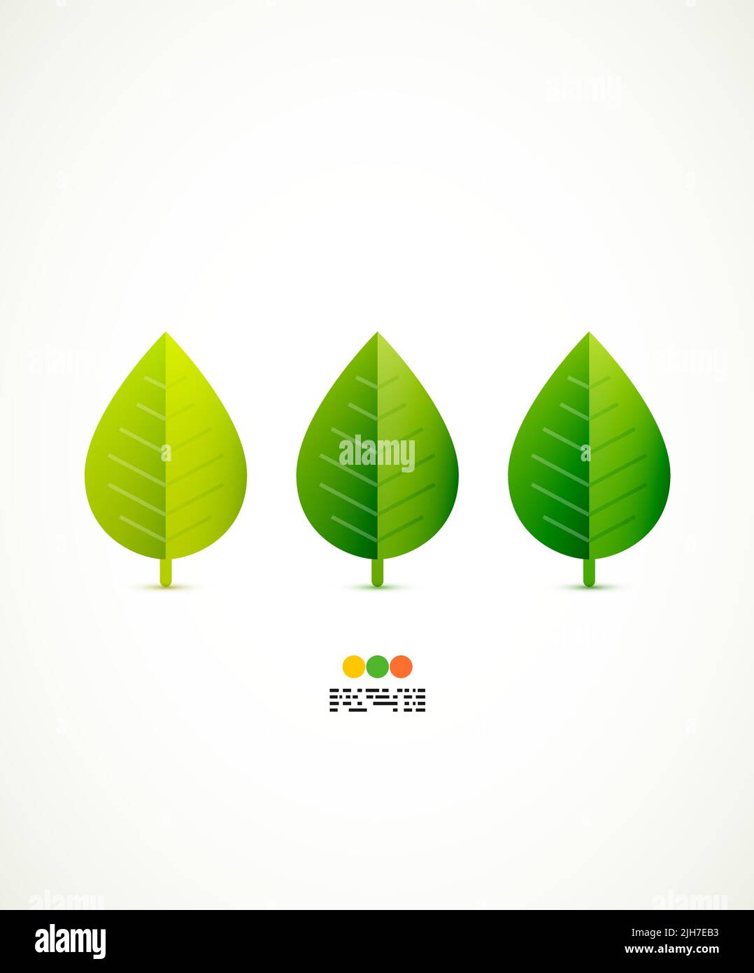 Green leaf vector concept design Stock Vector Image & Art - Alamy