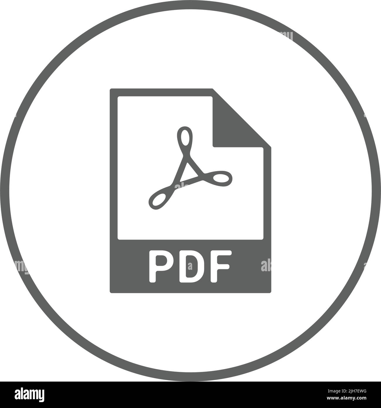 Digital, file, format, pdf icon - Vector EPS file. Perfect use for print media, web, stock images, commercial use or any kind of design project. Stock Vector
