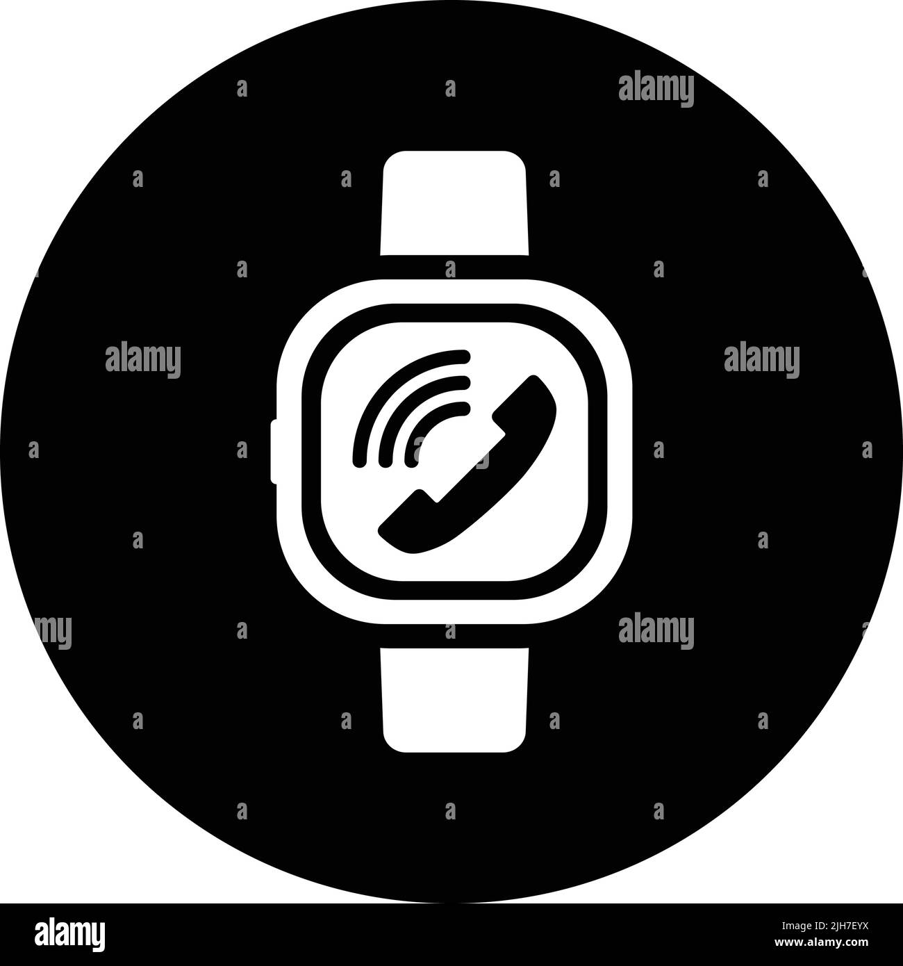 Device, smart watch icon - Simple editable vector EPS file Stock Vector ...