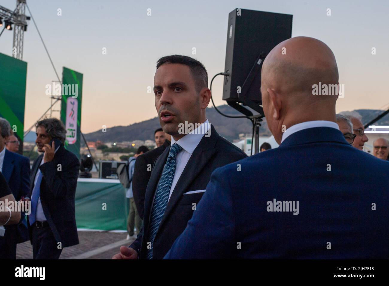 Reggio Calabria, Italia. 15th de julio de 2022. Primer día del campeonato  2022-2023 Serie BKT Durante la presentación de los 2022 calendarios de la  Serie BKT, partido de fútbol italiano Serie B