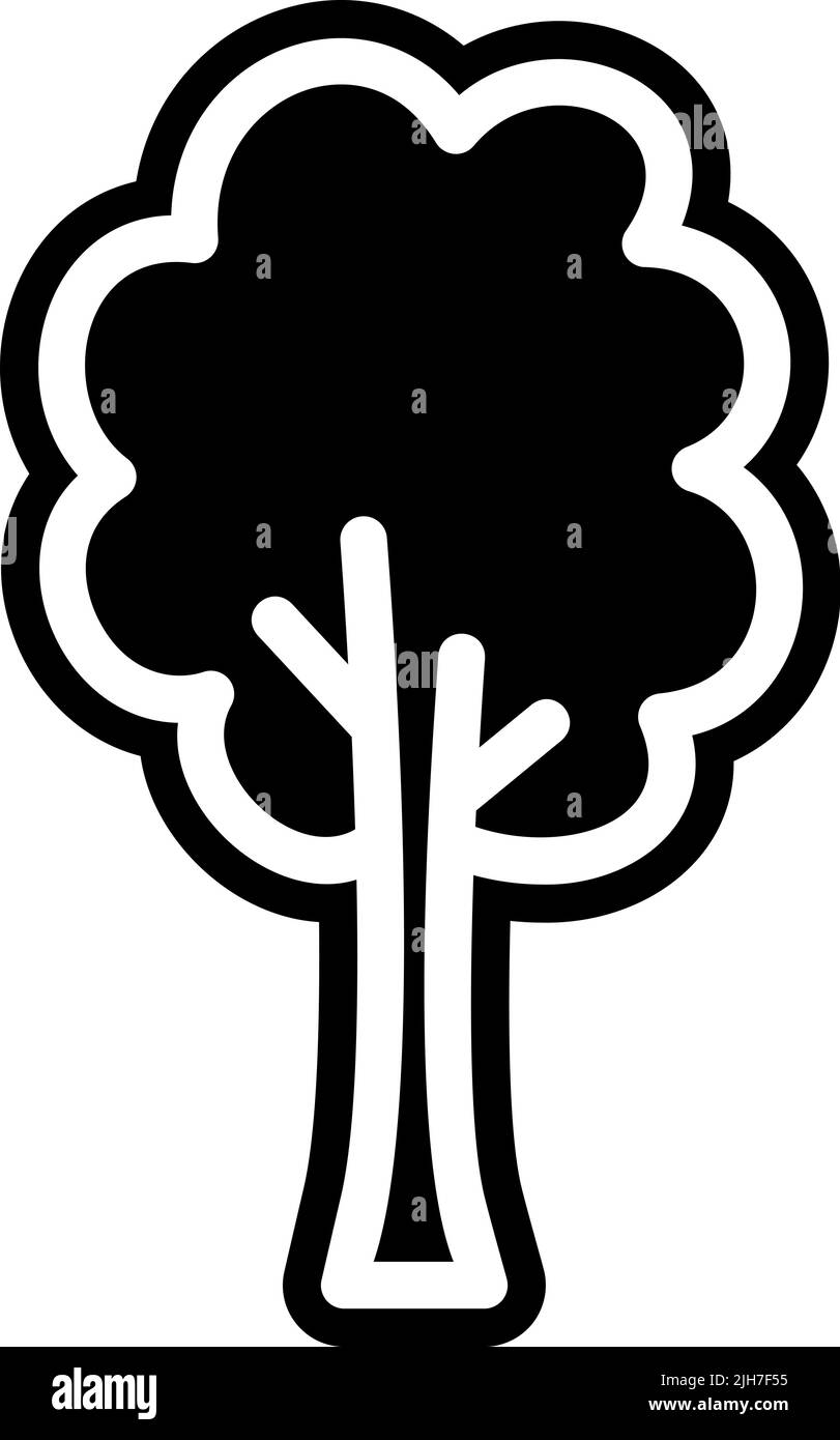Camping tree icon Stock Vector Image & Art - Alamy