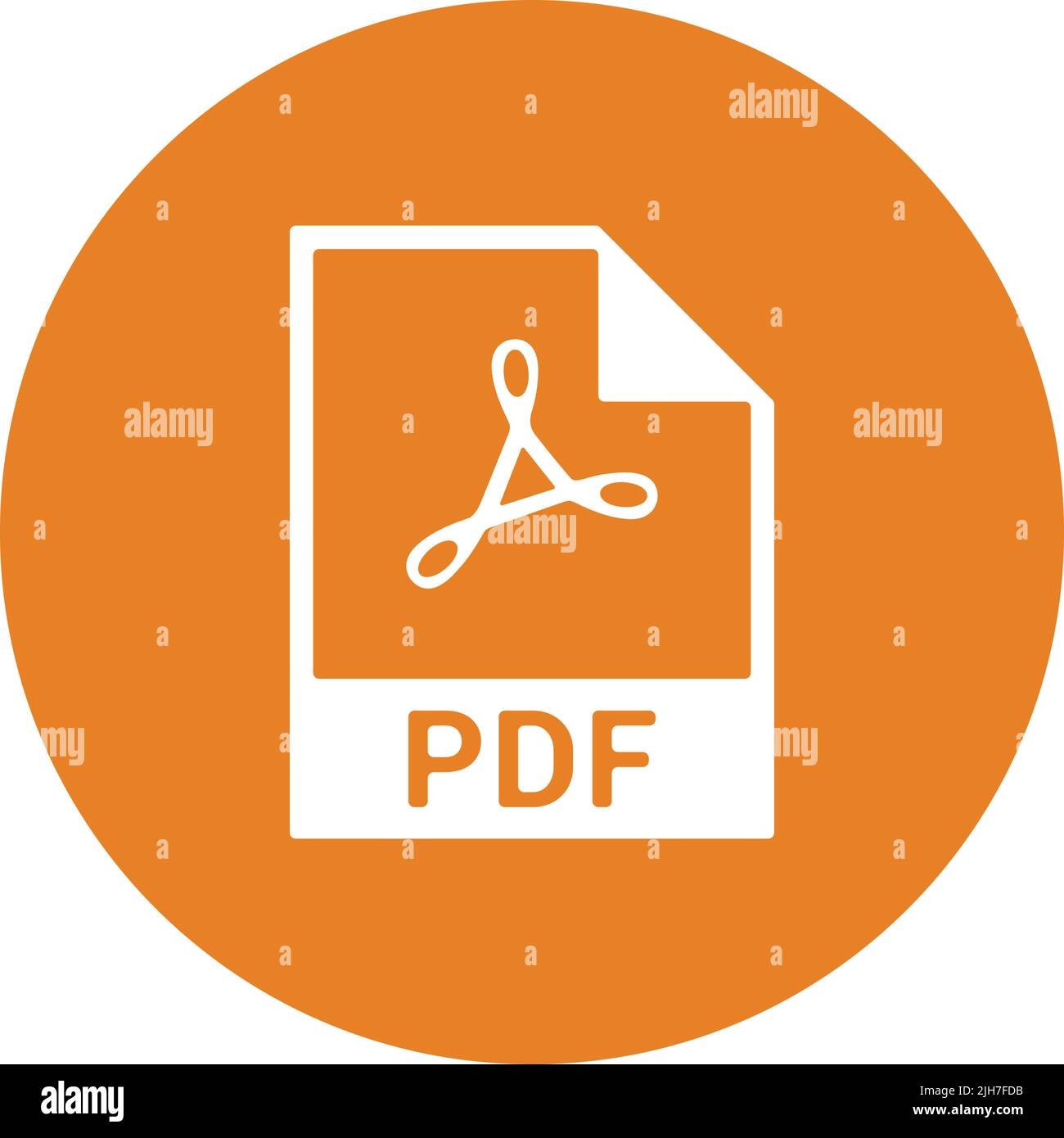 Digital, file, format, pdf icon - Vector EPS file. Perfect use for print media, web, stock images, commercial use or any kind of design project. Stock Vector