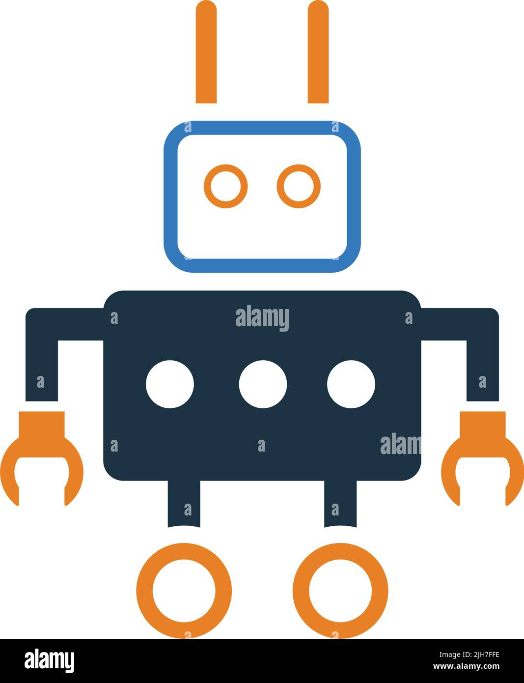 Robot, home, assistant icon Use for commercial purposes, print media