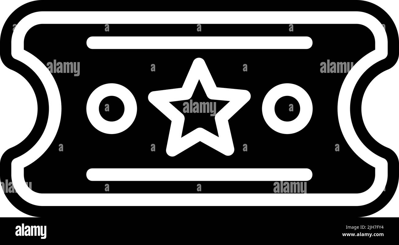 Ticket illustration Black and White Stock Photos & Images - Alamy