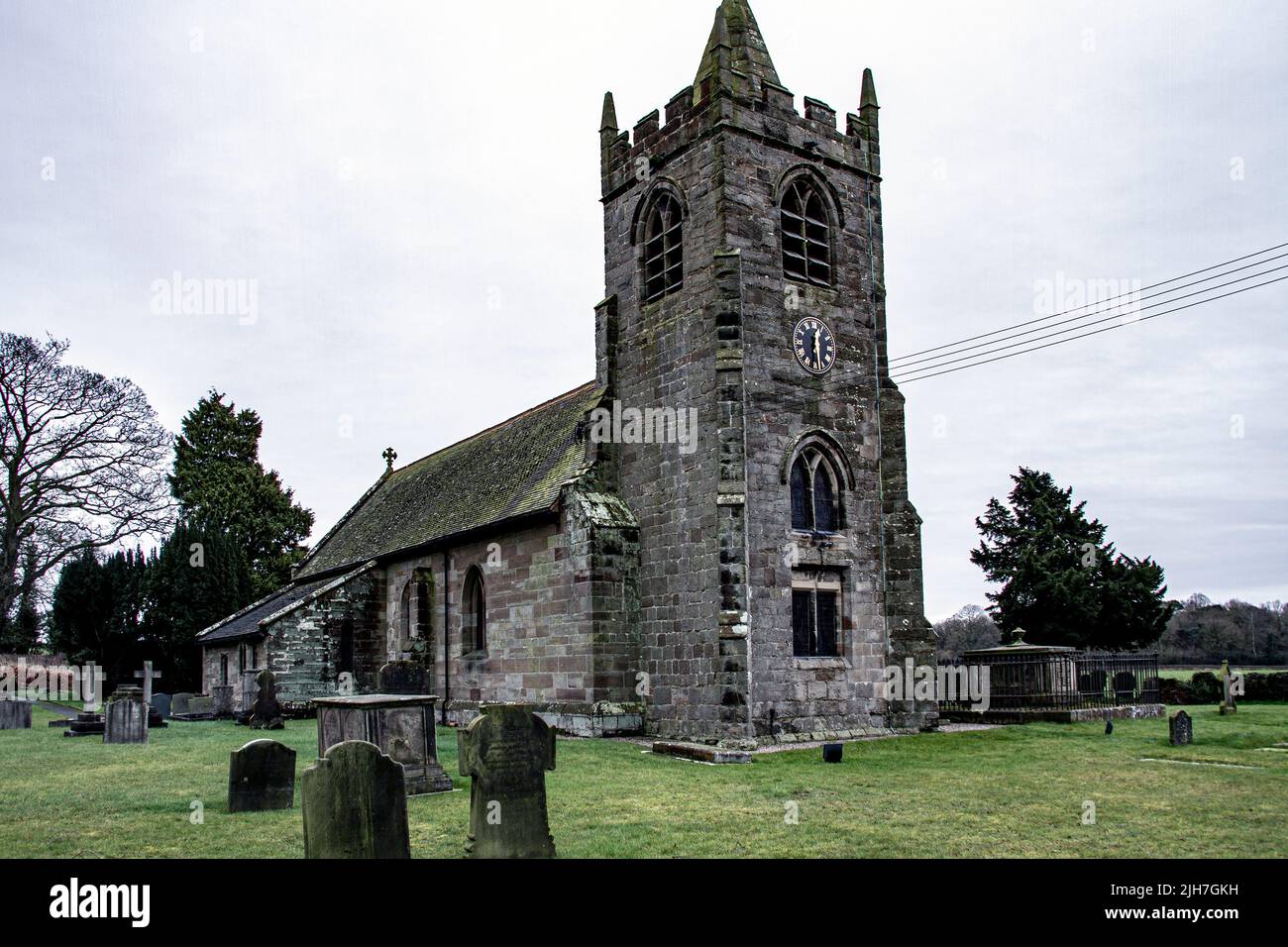 St James church Acton Trussell Staffordshire Stock Photo