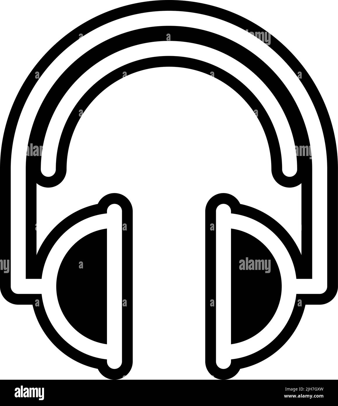 Communication earphone icon Stock Vector Image & Art Alamy