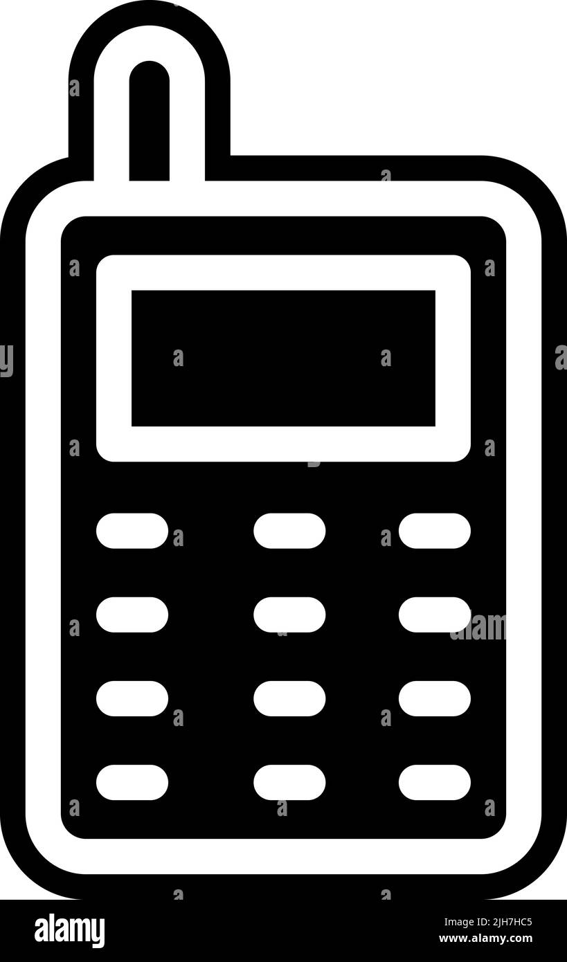 Communication walkie talkie icon Stock Vector