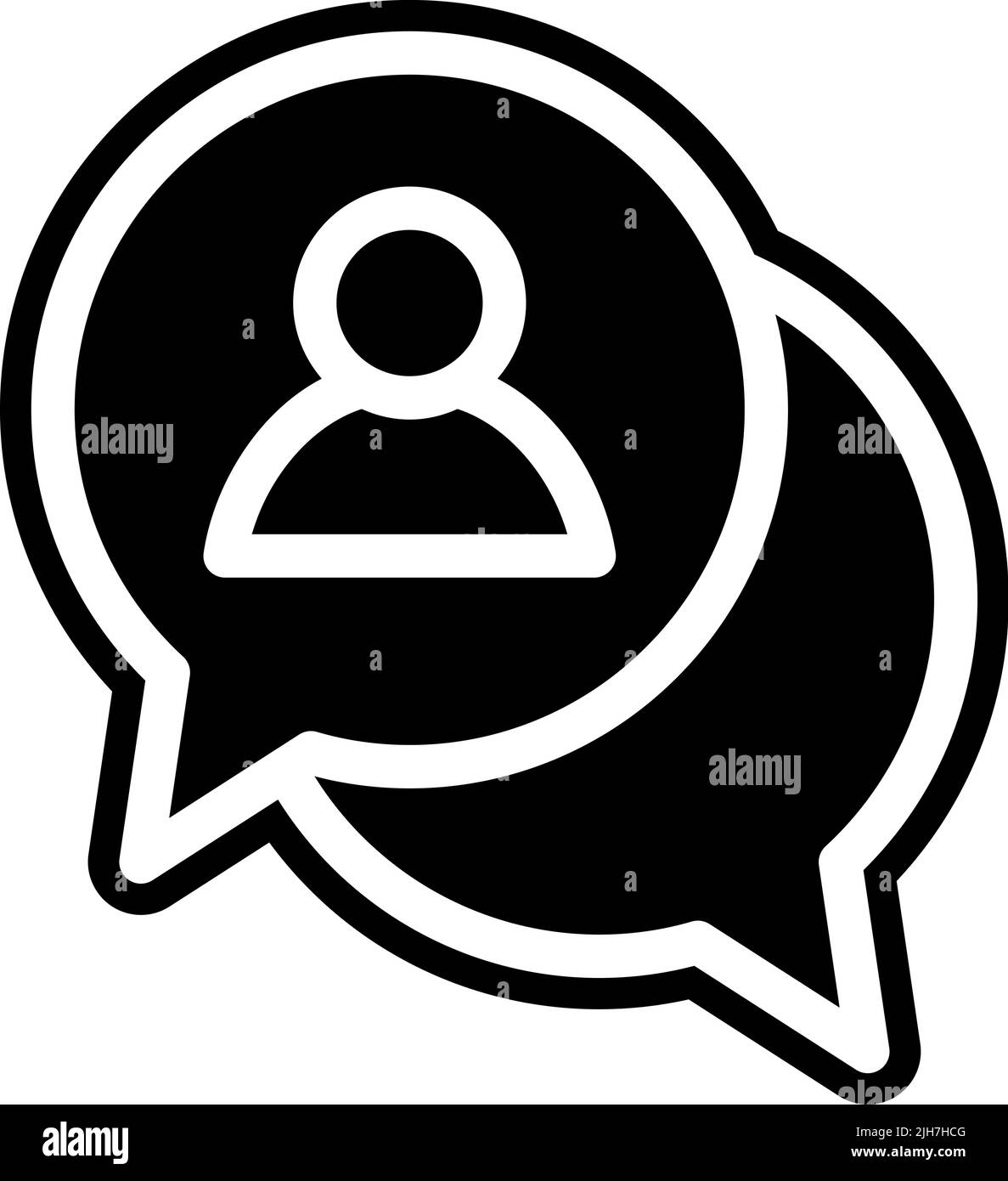 Communication user icon Stock Vector Image & Art - Alamy