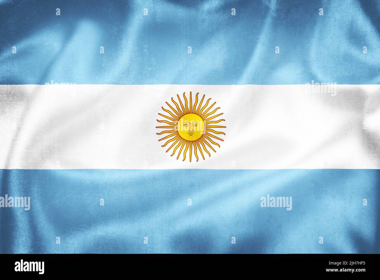 Grunge 3D illustration of Argentina flag, concept of Argentina Stock Photo