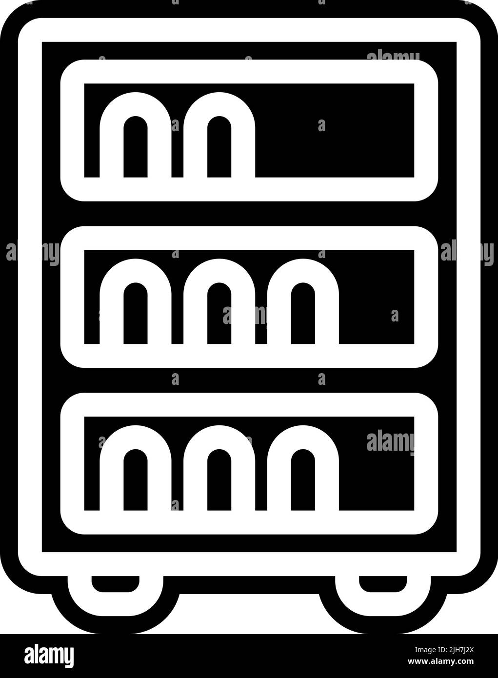 Furniture bookcase icon Stock Vector Image & Art - Alamy