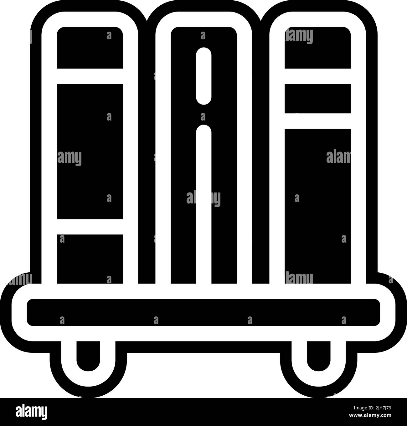 Furniture bookshelf icon Stock Vector Image & Art Alamy