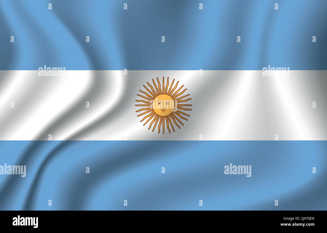 Official Argentina Flag Argentina Flag Official Colors Vector