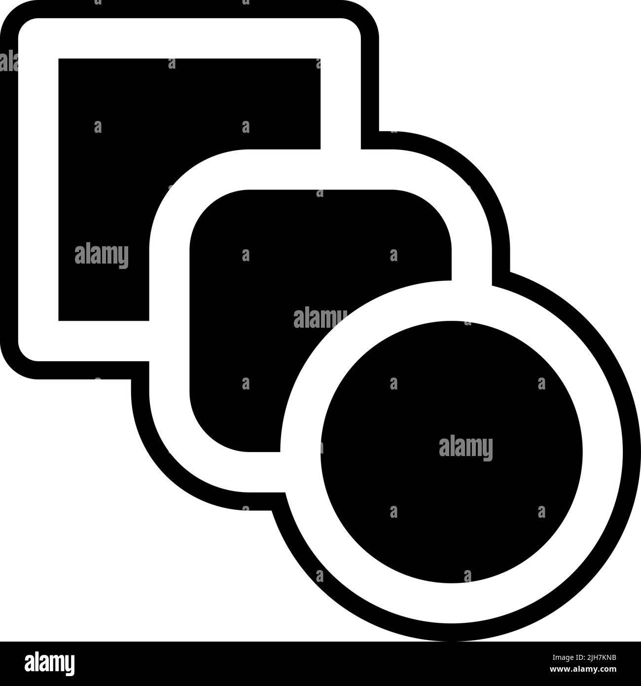 Multimedia editor blend icon Stock Vector