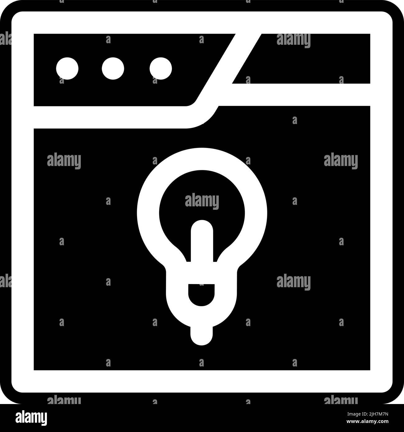 Neuromarketing creative icon Stock Vector