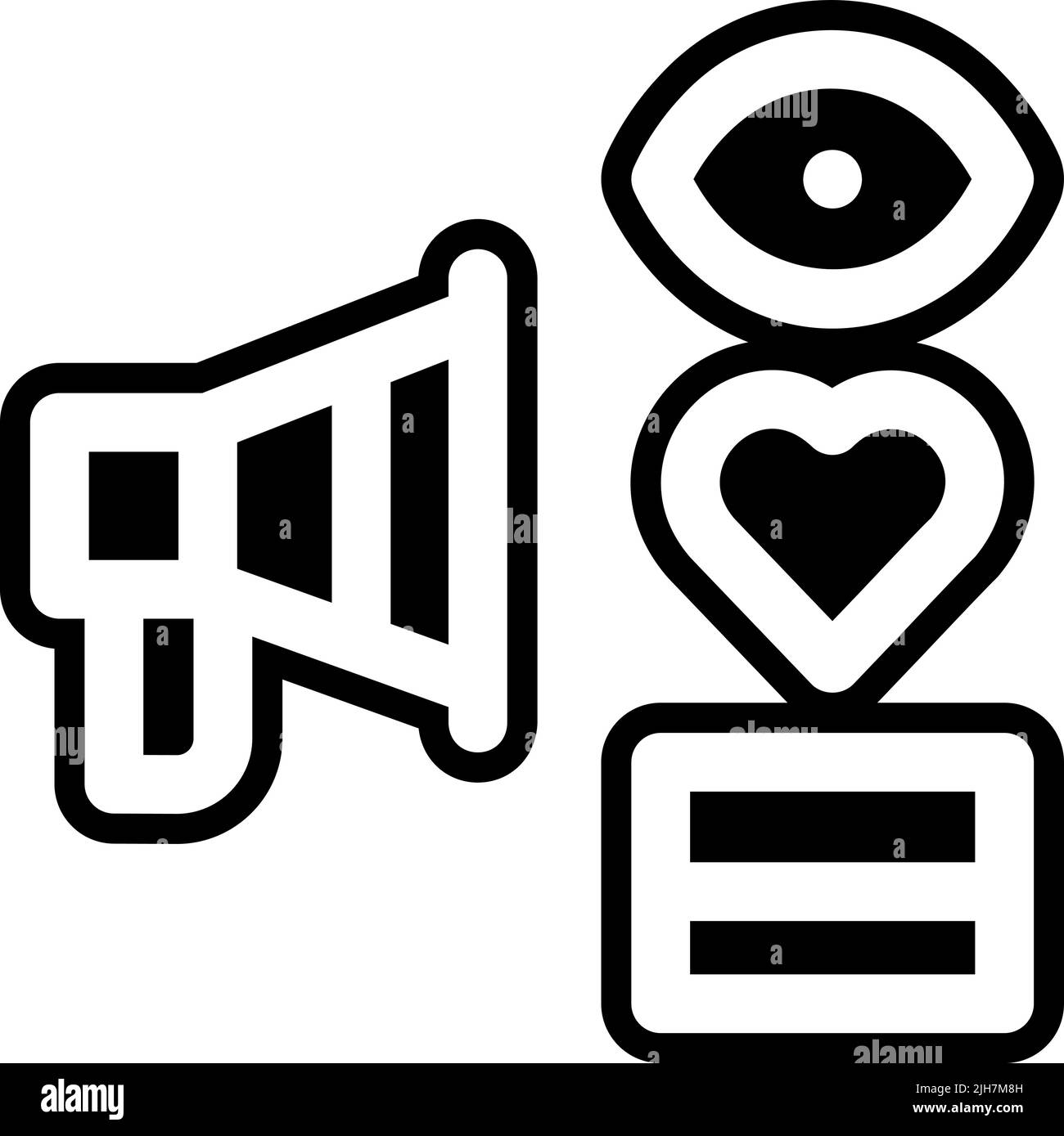 Neuromarketing shopping icon Stock Vector