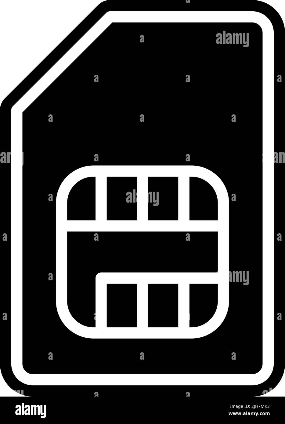 Phone sim card icon Stock Vector Image & Art - Alamy